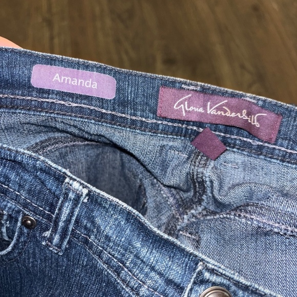 Gloria Vanderbilt size 6 petite jeans so cute! - Picture 4 of 9